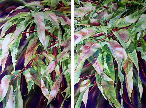 Duo (Diptych I and II) by Pat Hall | Lethbridge Gallery